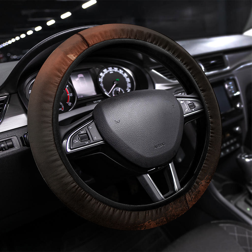 Achilles Iliad Greek Hero Legend Steering Wheel Cover Trojan War Spartan Warrior Spear Graphic Art