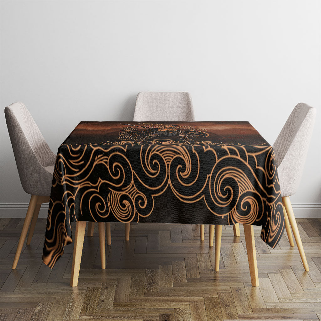 Achilles Iliad Greek Hero Legend Tablecloth Trojan War Spartan Warrior Spear Graphic Art