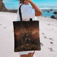 Achilles Iliad Greek Hero Legend Tote Bag Trojan War Spartan Warrior Spear Graphic Art