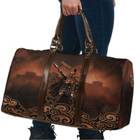 Achilles Iliad Greek Hero Legend Travel Bag Trojan War Spartan Warrior Spear Graphic Art