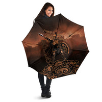 Achilles Iliad Greek Hero Legend Umbrella Trojan War Spartan Warrior Spear Graphic Art