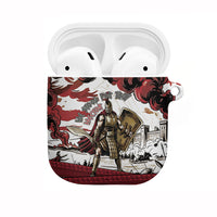 Hector Iliad Stood For Troy AirPods Case Ancient Greek Trojan Prince Hector Sword Shield Battle