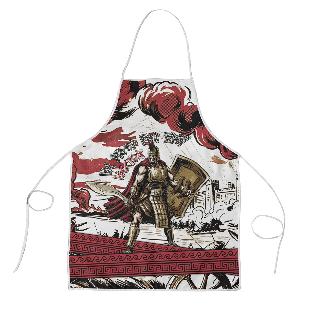 Hector Iliad Stood For Troy Apron Ancient Greek Trojan Prince Hector Sword Shield Battle