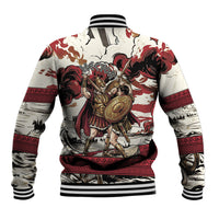 Hector Iliad Stood For Troy Baseball Jacket Ancient Greek Trojan Prince Hector Sword Shield Battle