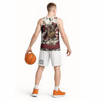 Hector Iliad Stood For Troy Basketball Jersey Ancient Greek Trojan Prince Hector Sword Shield Battle