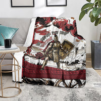 Hector Iliad Stood For Troy Blanket Ancient Greek Trojan Prince Hector Sword Shield Battle