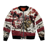 Hector Iliad Stood For Troy Bomber Jacket Ancient Greek Trojan Prince Hector Sword Shield Battle