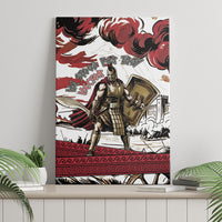 Hector Iliad Stood For Troy Canvas Wall Art Ancient Greek Trojan Prince Hector Sword Shield Battle