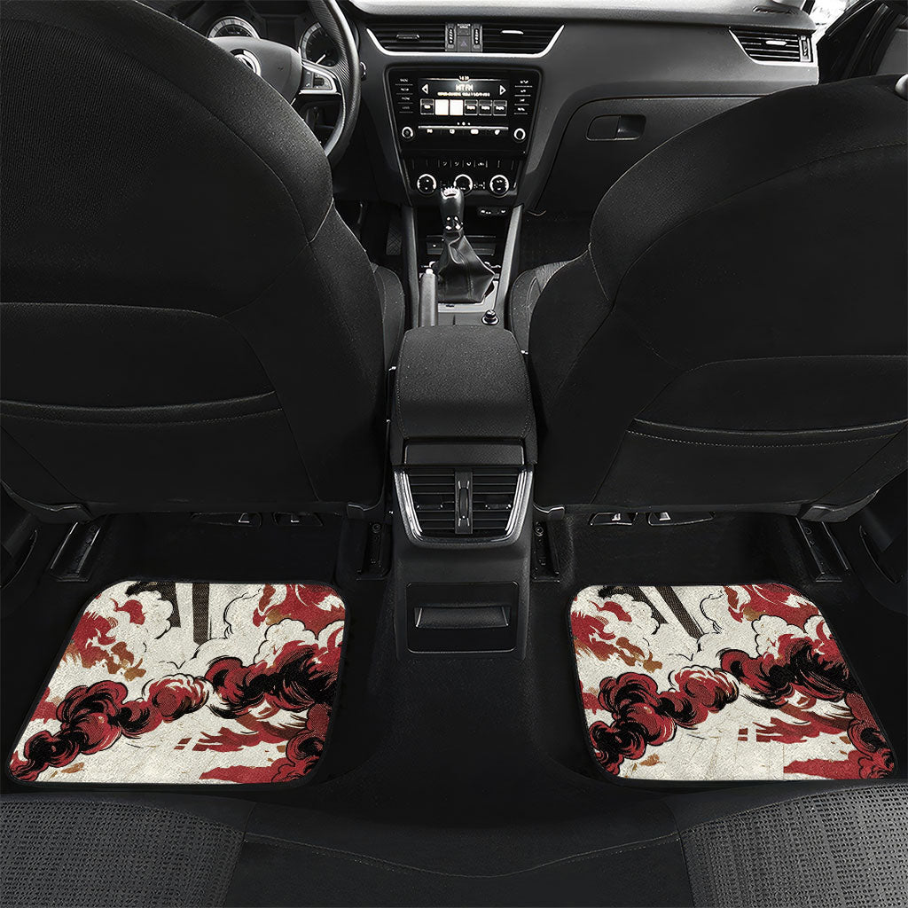 Hector Iliad Stood For Troy Car Mats Ancient Greek Trojan Prince Hector Sword Shield Battle