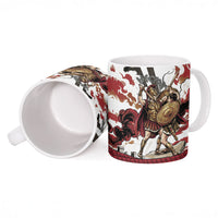 Hector Iliad Stood For Troy Ceramic Mug Ancient Greek Trojan Prince Hector Sword Shield Battle