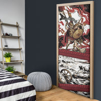 Hector Iliad Stood For Troy Door Cover Ancient Greek Trojan Prince Hector Sword Shield Battle