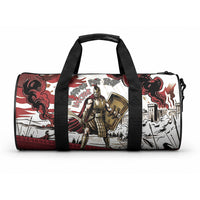 Hector Iliad Stood For Troy Duffle Bag Ancient Greek Trojan Prince Hector Sword Shield Battle
