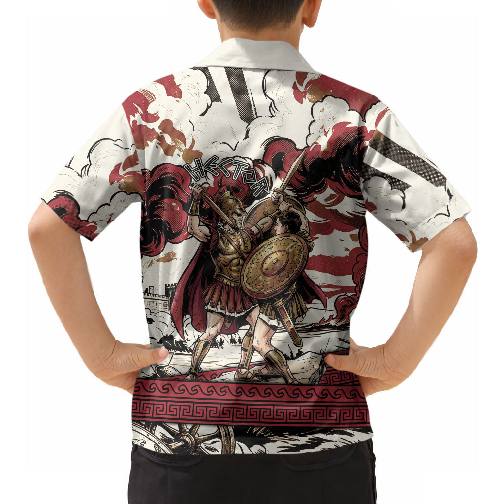 Hector Iliad Stood For Troy Hawaiian Shirt Ancient Greek Trojan Prince Hector Sword Shield Battle