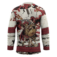 Hector Iliad Stood For Troy Hockey Jersey Ancient Greek Trojan Prince Hector Sword Shield Battle