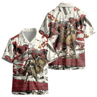 Hector Iliad Stood For Troy Kid Hawaiian Shirt Ancient Greek Trojan Prince Hector Sword Shield Battle