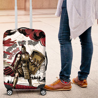 Hector Iliad Stood For Troy Luggage Cover Ancient Greek Trojan Prince Hector Sword Shield Battle