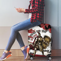 Hector Iliad Stood For Troy Luggage Cover Ancient Greek Trojan Prince Hector Sword Shield Battle