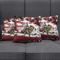 Hector Iliad Stood For Troy Pillow Cover Ancient Greek Trojan Prince Hector Sword Shield Battle