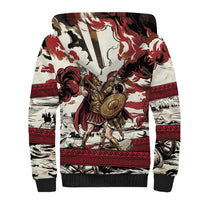 Hector Iliad Stood For Troy Sherpa Hoodie Ancient Greek Trojan Prince Hector Sword Shield Battle