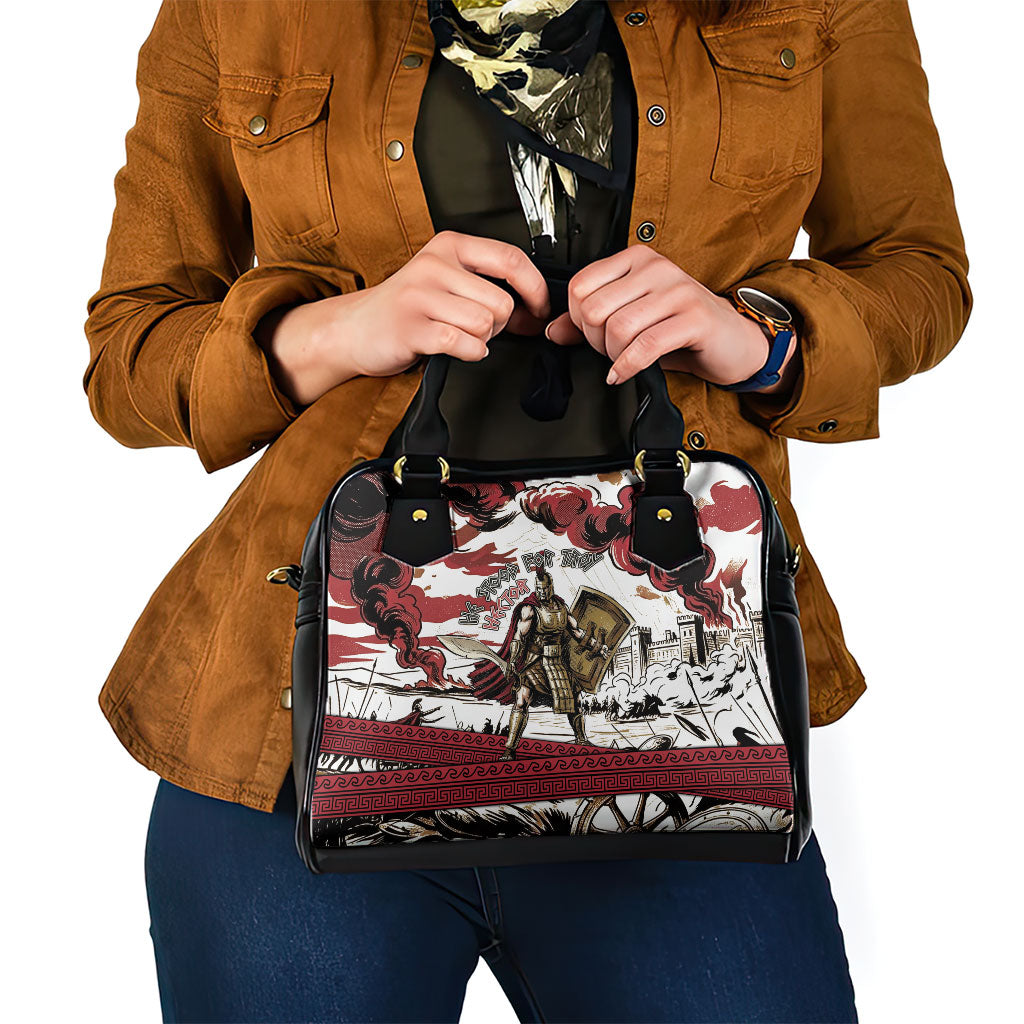 Hector Iliad Stood For Troy Shoulder Handbag Ancient Greek Trojan Prince Hector Sword Shield Battle