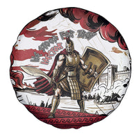 Hector Iliad Stood For Troy Spare Tire Cover Ancient Greek Trojan Prince Hector Sword Shield Battle