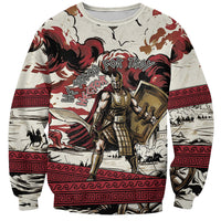 Hector Iliad Stood For Troy Sweatshirt Ancient Greek Trojan Prince Hector Sword Shield Battle