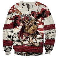 Hector Iliad Stood For Troy Sweatshirt Ancient Greek Trojan Prince Hector Sword Shield Battle