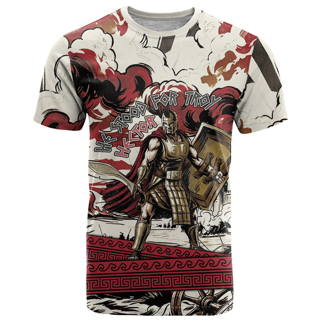 Hector Iliad Stood For Troy T Shirt Ancient Greek Trojan Prince Hector Sword Shield Battle