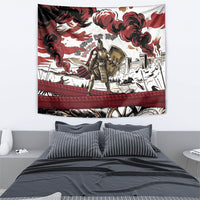 Hector Iliad Stood For Troy Tapestry Ancient Greek Trojan Prince Hector Sword Shield Battle