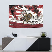 Hector Iliad Stood For Troy Tapestry Ancient Greek Trojan Prince Hector Sword Shield Battle