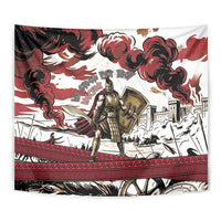Hector Iliad Stood For Troy Tapestry Ancient Greek Trojan Prince Hector Sword Shield Battle