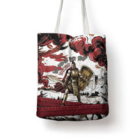 Hector Iliad Stood For Troy Tote Bag Ancient Greek Trojan Prince Hector Sword Shield Battle