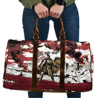 Hector Iliad Stood For Troy Travel Bag Ancient Greek Trojan Prince Hector Sword Shield Battle