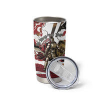 Hector Iliad Stood For Troy Tumbler Cup Ancient Greek Trojan Prince Hector Sword Shield Battle
