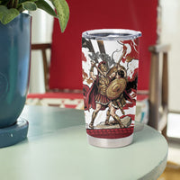 Hector Iliad Stood For Troy Tumbler Cup Ancient Greek Trojan Prince Hector Sword Shield Battle