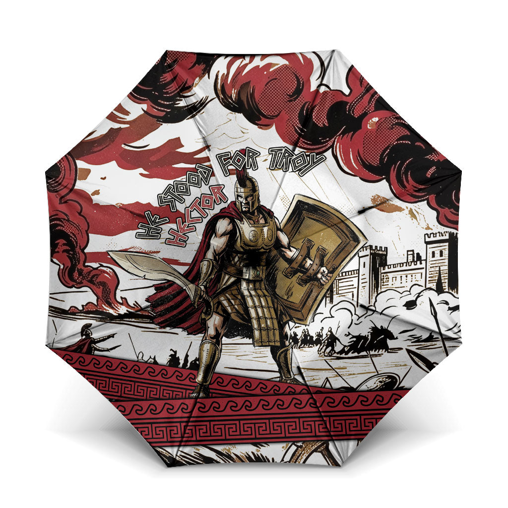 Hector Iliad Stood For Troy Umbrella Ancient Greek Trojan Prince Hector Sword Shield Battle