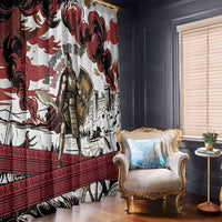 Hector Iliad Stood For Troy Window Curtain Ancient Greek Trojan Prince Hector Sword Shield Battle