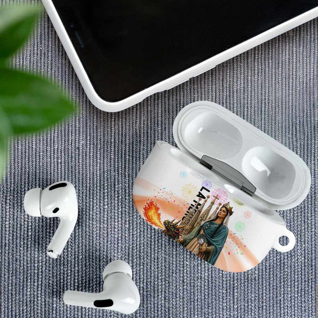 La Merce Festival Barcelona AirPods Case Catalan Culture Sagrada Familia Castellers