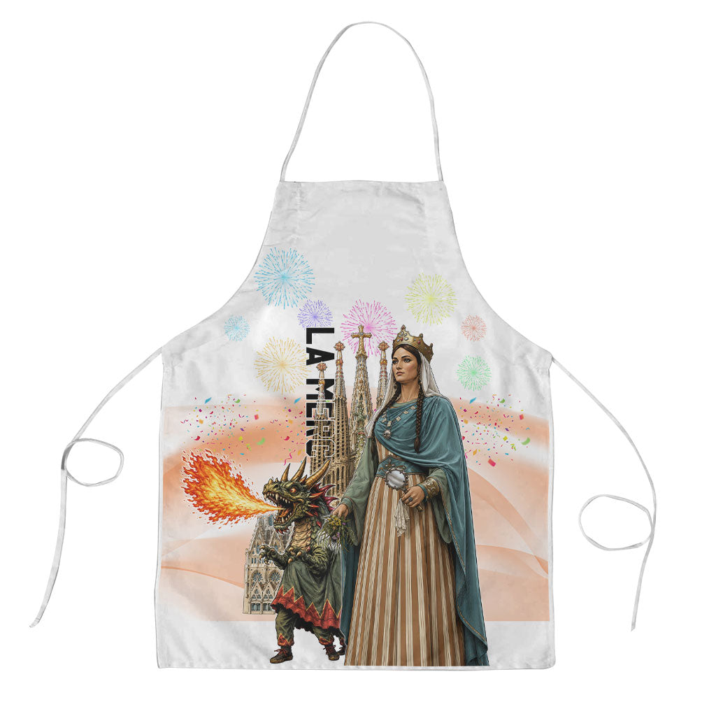 La Merce Festival Barcelona Apron Catalan Culture Sagrada Familia Castellers