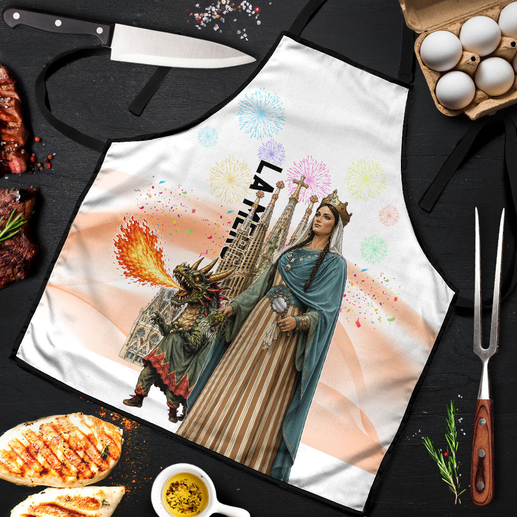 La Merce Festival Barcelona Apron Catalan Culture Sagrada Familia Castellers