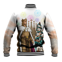La Merce Festival Barcelona Baseball Jacket Catalan Culture Sagrada Familia Castellers