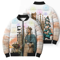 La Merce Festival Barcelona Bomber Puffer Jacket Catalan Culture Sagrada Familia Castellers