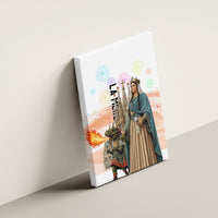 La Merce Festival Barcelona Canvas Wall Art Catalan Culture Sagrada Familia Castellers