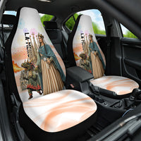 La Merce Festival Barcelona Car Seat Cover Catalan Culture Sagrada Familia Castellers