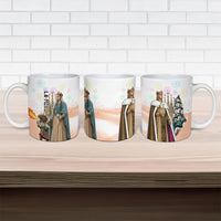 La Merce Festival Barcelona Ceramic Mug Catalan Culture Sagrada Familia Castellers