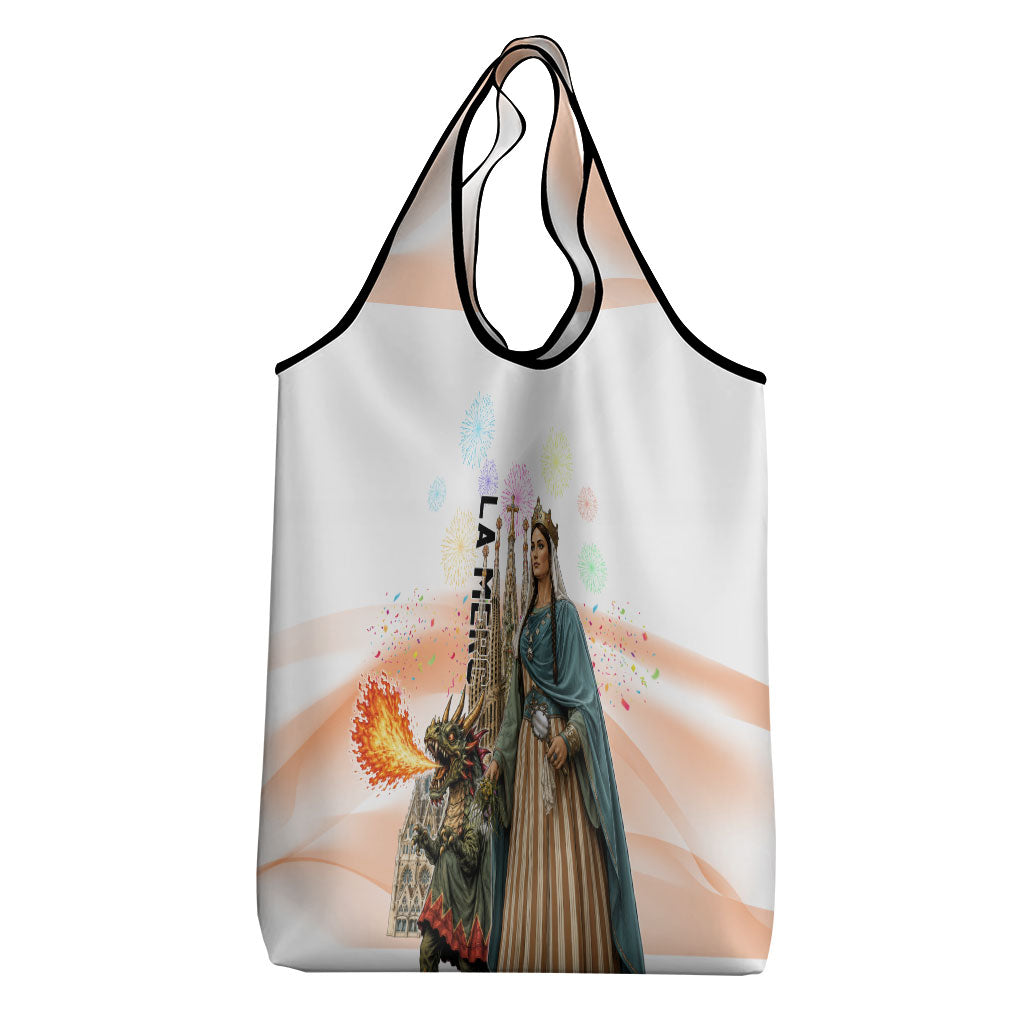 La Merce Festival Barcelona Grocery Bag Catalan Culture Sagrada Familia Castellers