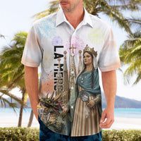 La Merce Festival Barcelona Hawaiian Shirt Catalan Culture Sagrada Familia Castellers