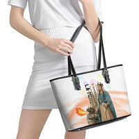 La Merce Festival Barcelona Leather Tote Bag Catalan Culture Sagrada Familia Castellers