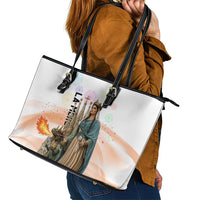 La Merce Festival Barcelona Leather Tote Bag Catalan Culture Sagrada Familia Castellers