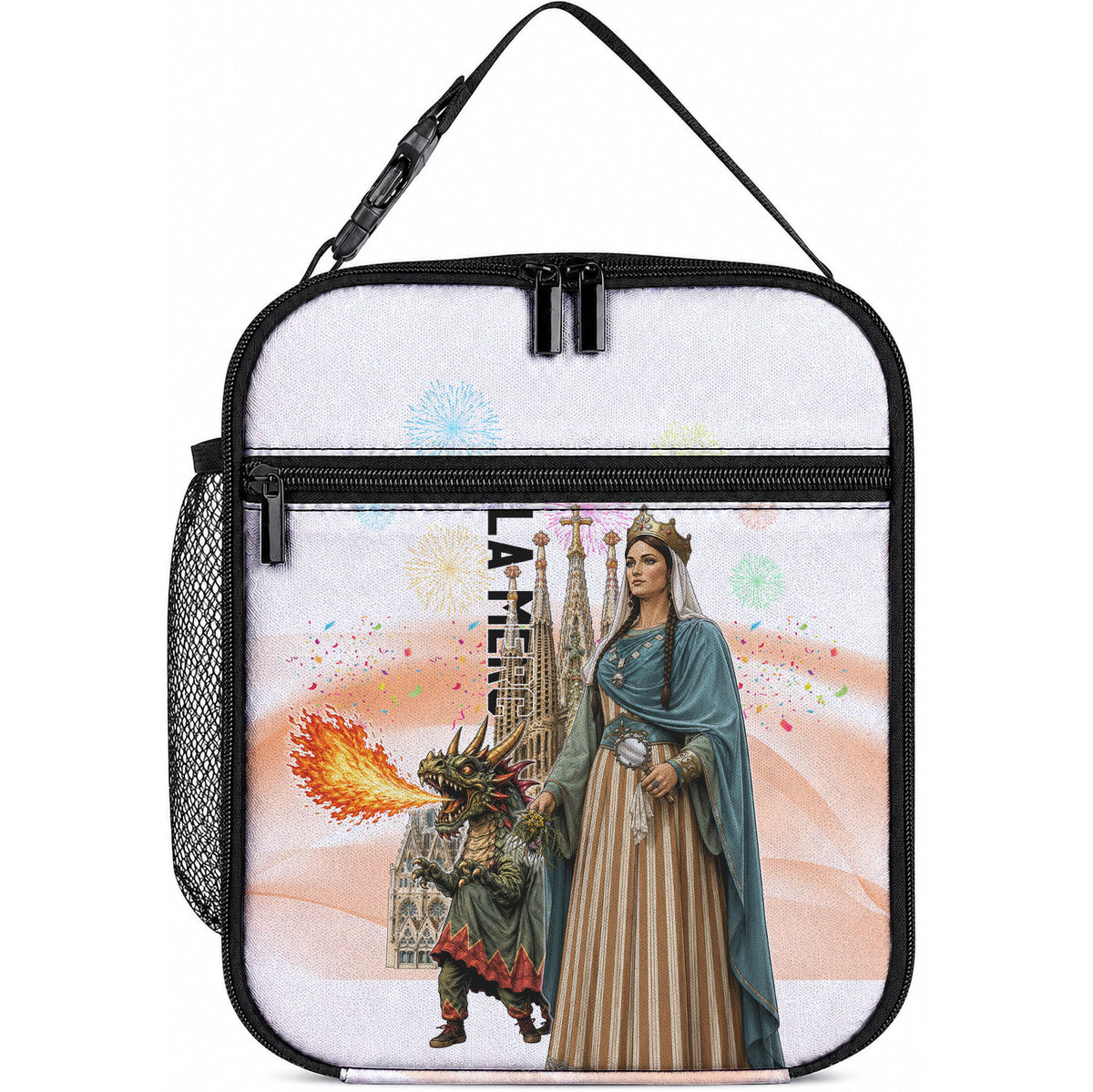 La Merce Festival Barcelona Lunch Bag Catalan Culture Sagrada Familia Castellers